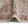 Concept Looms Legacy Rug LEG03 Beige Rust machine-made rug with distressed finish