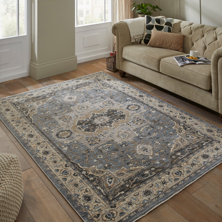 Concept Looms Legacy Rug LEG04 Blue Beige