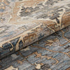 Concept Looms Legacy Rug LEG04 Blue Beige damask pattern rug