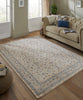 Concept Looms Legacy Rug LEG06 Cream lifestyle picture in the living room