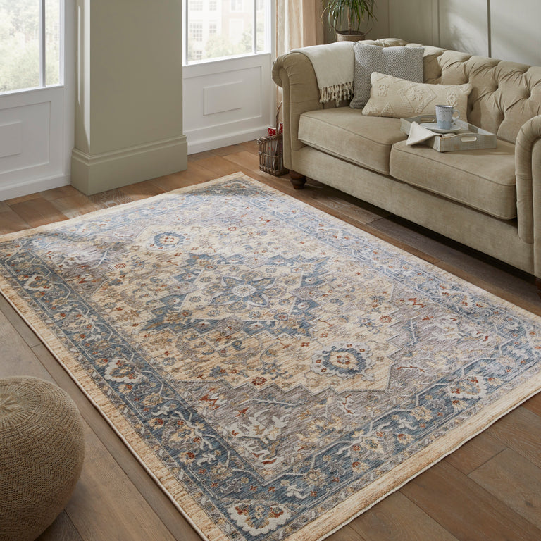 Concept Looms Legacy Rug LEG07 Blue Cream