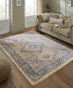 Concept Looms Legacy Rug LEG07 Blue Cream lifestyle picture