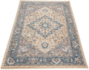 Concept Looms Legacy Rug LEG07 Blue Cream with traditional patter made in a blue and cream color shades