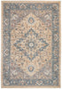 Concept Looms Legacy Rug LEG07 Blue Cream picture of the rug damask design