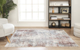 Concept Looms Legacy Rug LEG20 Blue Rust lifestyle picture in the living room