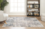 Concept Looms Legacy Rug LEG21 Grey Blue lifestyle picture in the living room