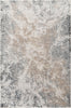 Concept Looms Legacy Rug LEG23 Cream Blue: a picture of the rug's distressed design