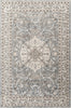 Concept Looms Legacy Rug LEG24 Blue Cream picture of the rug damask design