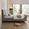 Leitrim 5ft King Size Bed Grey picture from the side