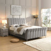Leitrim 5ft King Size Bed Grey life style picture