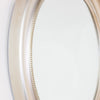 Lena Wall Mirror Beaded Round Champagne close side view picture of the frame