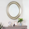 Lena Wall Mirror Beaded Round Champagne life style picture