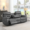 Leroy 3 Seater Sofa Electric Recliner life style close view photo from the side with drop down tray