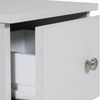 Modern Touch: Grey Levi Bedside Table.