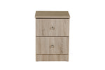 Levi Bedside Table Oak front view picture