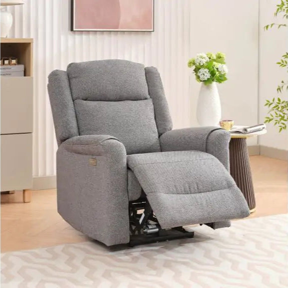 Lexus Electric Recliner Armchair Grey