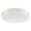 Liana Flush Clear Faceted Plastic LED picture on the white background