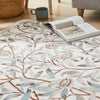 Concept Looms Liberty Rug LIB307 Quarry close-up picture of the floral pattern
