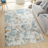 Concept Looms Liberty Rug LIB104 Aqua lifestyle picture in the living room
