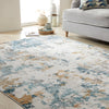 Concept Looms Liberty Rug LIB104 Aqua washable rug easy to clean