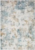 Concept Looms Liberty Rug LIB104 Aqua picture of the rug bstract design