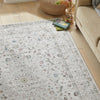 Concept Looms Liberty Rug LIB201 Cream close-up view picture of the pattern design