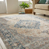 Concept Looms Liberty Rug LIB205 Gold made in a Damask classi design