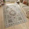 Concept Looms Liberty Rug LIB207 Mocha lifestyle picture in the living room