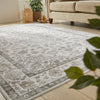 Concept Looms Liberty Rug LIB209 Ivory with a floral pattern