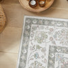 Concept Looms Liberty Rug LIB209 Ivory with a brdered ends