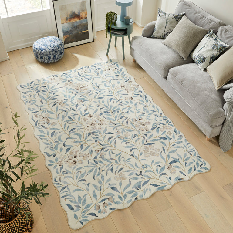 Concept Looms Liberty Rug LIB301 Ivory Blue
