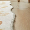 Concept Looms Liberty Rug LIB302 Ivory Gold with scalloped borders