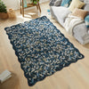 Concept Looms Liberty Rug LIB306 Navy lifestyle picture in the living room
