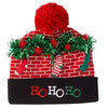 Light-Up Ho Ho Ho Christmas Beanie Hat create a Christmas mood with this hat
