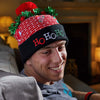 Light-Up Ho Ho Ho Christmas Beanie Hat upgrade your celebration