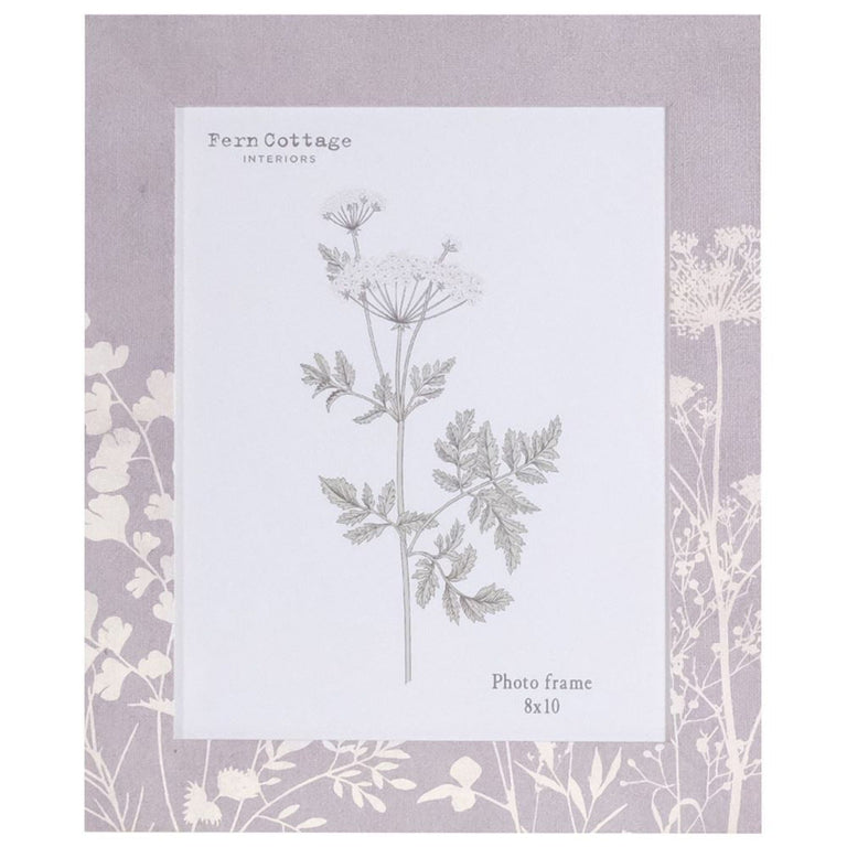 Lilac Floral Photo Frame