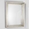 Elegant champagne mirror with a sleek rectangle design