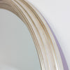 Lily Round Mirror 90 cm Champagne  hand carved frame that complement any style