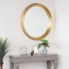 Lily Round Mirror 90cm Gold life style picture