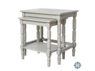 Lincoln Set of 2 Nesting Tables close view photo on the white backing
