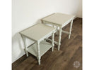Lincoln Set of 2 Nesting Tables life style photos of two of tables