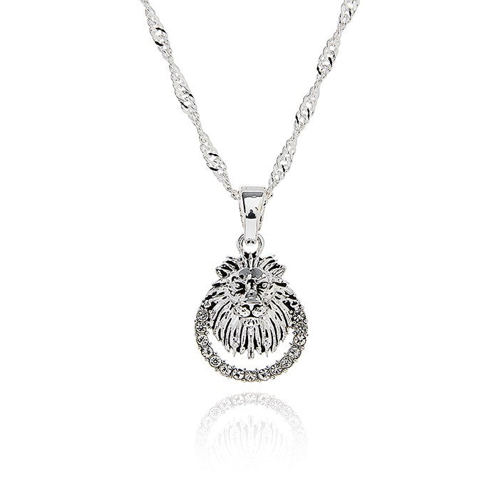 Lion Silver Plated Necklace