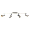 Loft 4 Light Bar Spotlight Satin Chrome and Polished Chrome picture on the white background