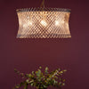 Loire 6 Light Pendant Natural Brass life style picture