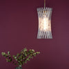 Loire Pendant Natural Brass and Glass life style picture