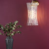 Loire Wall Light Natural Brass and Glass life style picture