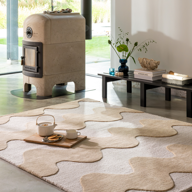 Marimekko Lokki Bohemian Rug Butter