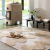 Marimekko Lokki Bohemian Rug Butter lifestyle picture in the living room
