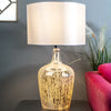 Lolek Table Lamp Silver Mercury Glass life style picture