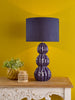Lorelai Ceramic Table Lamp Blue life style picture